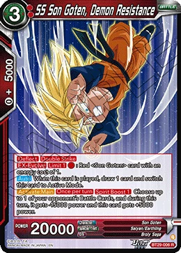 SS Son Goten, Demon Resistance