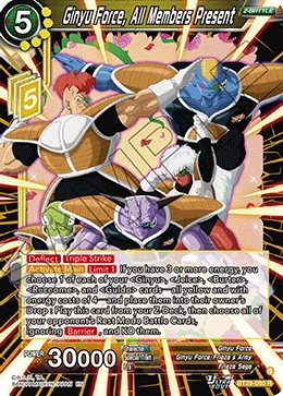 Ginyu Force, All Members Present