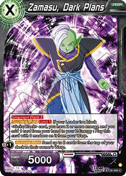 Zamasu, Dark Plans