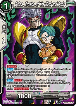 Bulma, Erosion of the Mind and Body