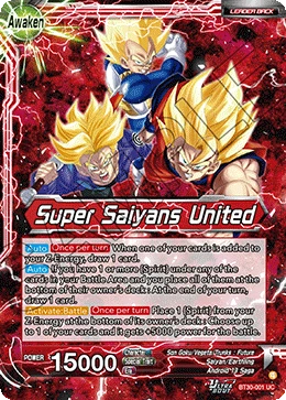 Son Goku, Vegeta, & Trunks — other side