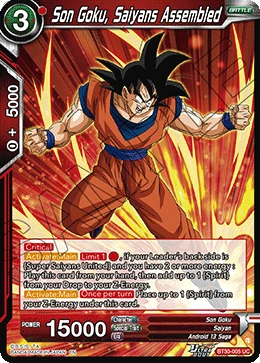 Son Goku, Saiyans Assembled