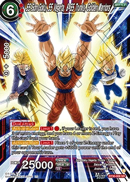 SS Son Goku, SS Vegeta, & SS Trunks, Golden Warriors
