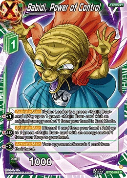 Babidi, Power of Control