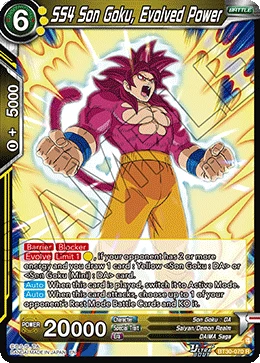 SS4 Son Goku, Evolved Power