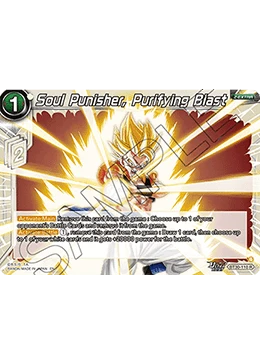 Soul Punisher, Purifying Blast