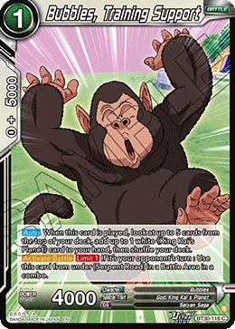 Bubbles, Training Support