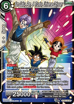 Son Goku, Pan, & Trunks, Universe Odyssey
