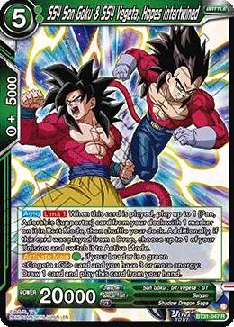 SS4 Son Goku & SS4 Vegeta, Hopes Intertwined