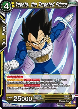 Vegeta, the Targeted Prince