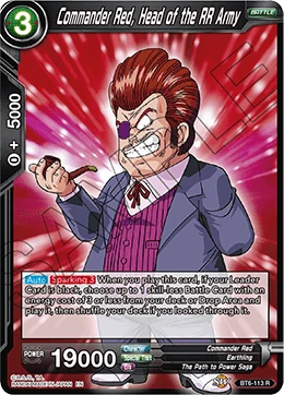 Commander Red, Head of the RR Army