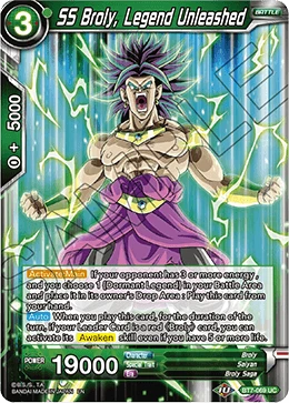 SS Broly, Legend Unleashed
