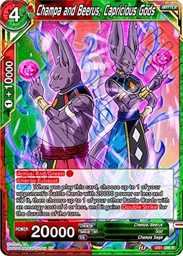 Champa and Beerus, Capricious Gods