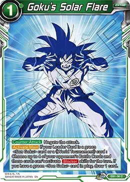 Goku's Solar Flare