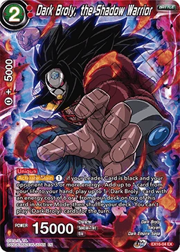 Dark Broly, the Shadow Warrior