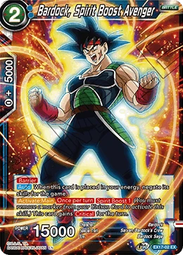Bardock, Spirit Boost Avenger