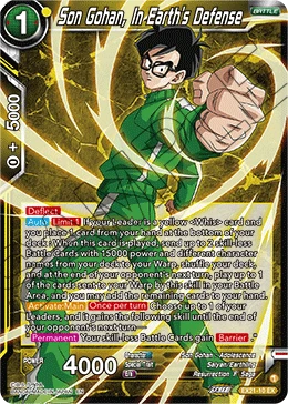 Son Gohan, In Earth's Defense