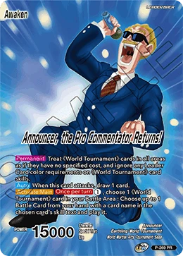 Announcer — other side