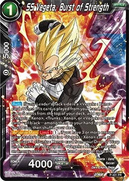 SS Vegeta, Burst of Strength