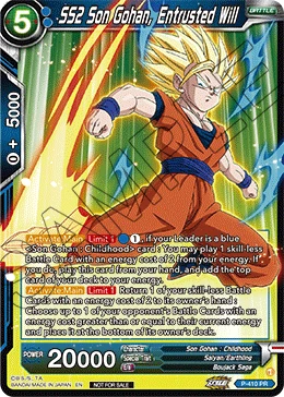 SS2 Son Gohan, Entrusted Will