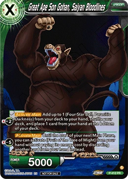 Great Ape Son Gohan, Saiyan Bloodlines