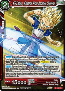SS Cabba, Student From Another Universe