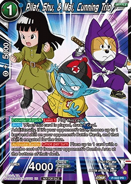 Pilaf, Shu, & Mai, Cunning Trio