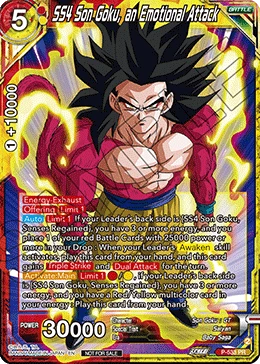 SS4 Son Goku, an Emotional Attack