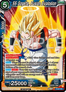 SS Gogeta, Fusion Explosion