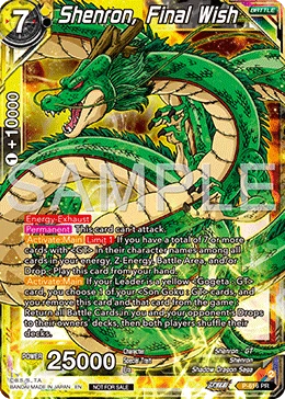 Shenron, Final Wish