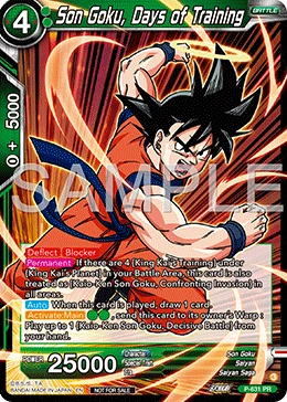 Son Goku, Days of Training