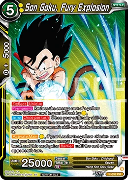Son Goku, Fury Explosion