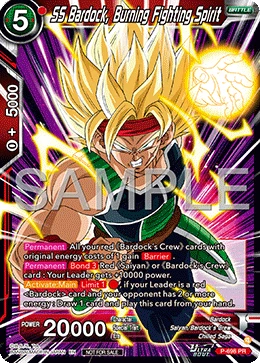 SS Bardock, Burning Fighting Spirit