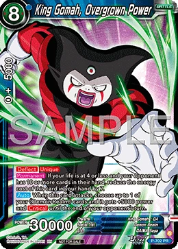 King Gomah, Overgrown Power