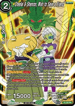 Cheelai & Shenron, Wish to Save a Friend