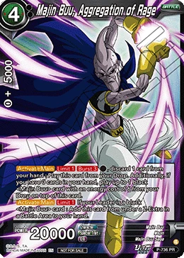 Majin Buu, Aggregation of Rage