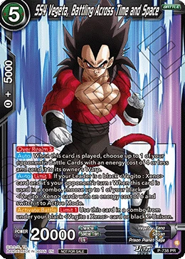 SS4 Vegeta, Battling Across Time and Space