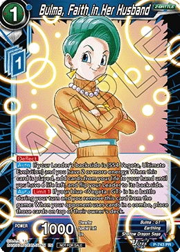 Bulma, Faith in Her Husband