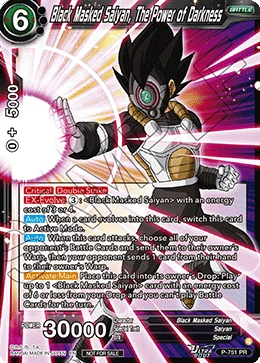 Black Masked Saiyan, The Power of Darkness