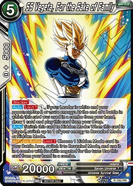 SS Vegeta, For the Sake of Family