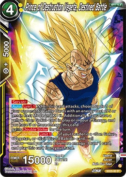 Prince of Destruction Vegeta, Destined Battle