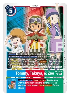 Tommy, Takuya, & Zoe