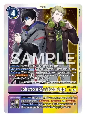 Code Cracker Fang & Hacker Judge