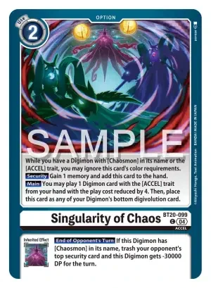 Singularity of Chaos