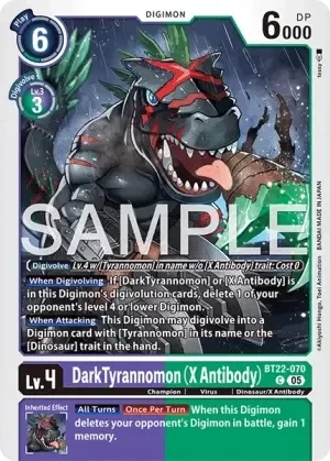 DarkTyrannomon (X Antibody)