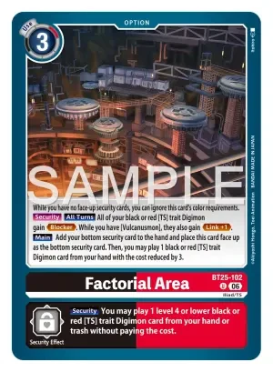 Factorial Area