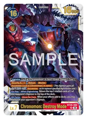 Chronomon: Destroy Mode