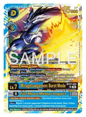 MirageGaogamon: Burst Mode
