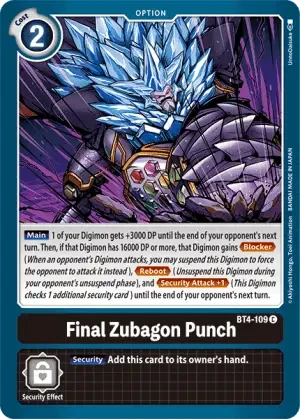 Final Zubagon Punch