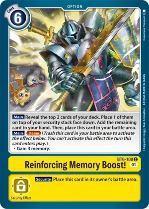Reinforcing Memory Boost!